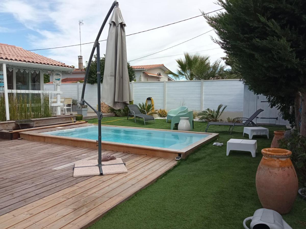 La Cabane Et Sa Cascade Lege-Cap-Ferret Exterior photo